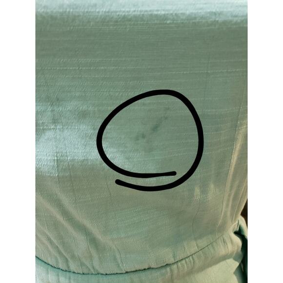 Nine West Shift Dress Women's L Teal Lined Side Tie Sleeveless Adjustable Straps - Picture 9 of 15